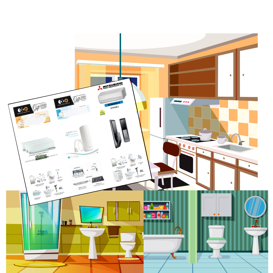 KITCHEN & 2 TOILETS PACKAGE 